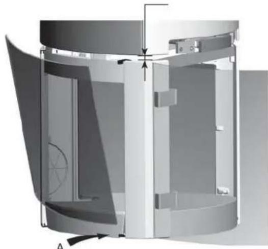 Jøtul F 363 - Jotul F 365 - Base in ghisa con porta in vetro - 5