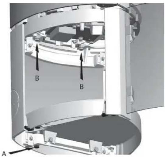 Jøtul F 363 - Jotul F 366 - Glass base - 2