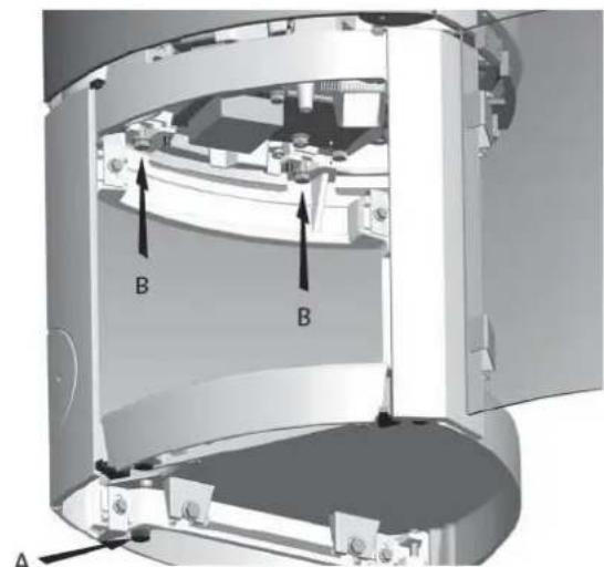 Jøtul F 363 - Jotul F 366 - Base de cristal - 2