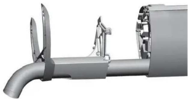 Jøtul F 361 - Installation with external air - 1