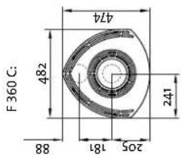 Jøtul F 361 - Exigences relatives à la protection des sols en bois - 1