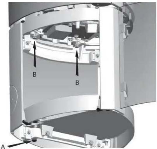 Jøtul F 361 - Jotul F 365 - Base in ghisa con porta in vetro - 4