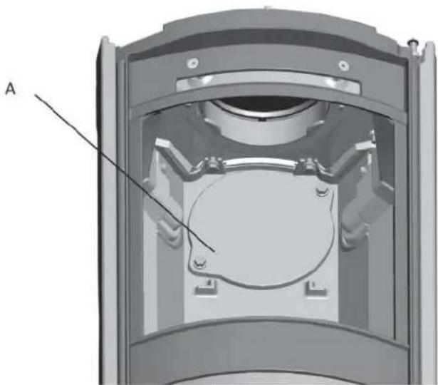 Jøtul F 361 - Montaje de la calidad de humos con la calidad trasera - 1
