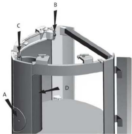 Jøtul F 361 - Jotul F 366 - Base de cristal - 1