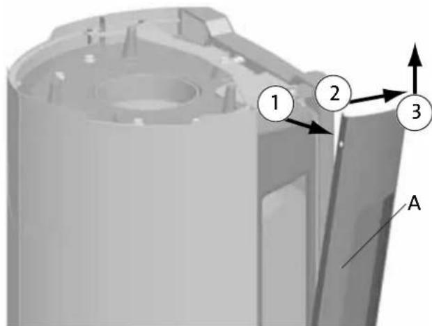 Jøtul F 263 - If top smoke outlet: - 2