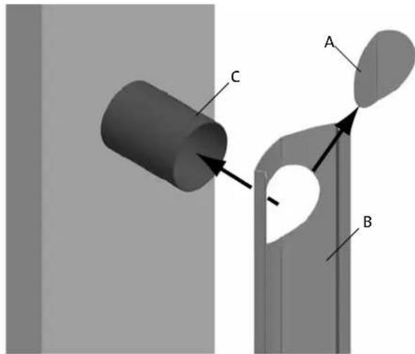 Jøtul F 263 - Aansluiten met een achteraansluiting - 1