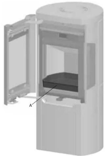 Jøtul F 263 - Ash removal - 1