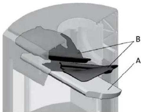 Jøtul F 163 C - Sortie de fumées à l'arrière - 1