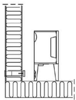 Jøtul F 163 C - Arrivée d'air - 5