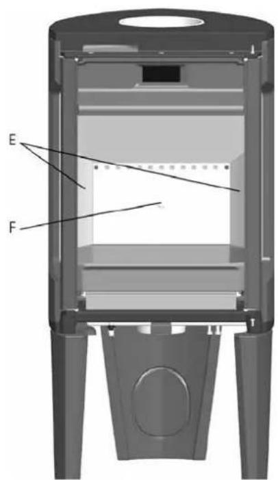 Jøtul F 162 C - Changing the burn plates/inner bottom plate - 2