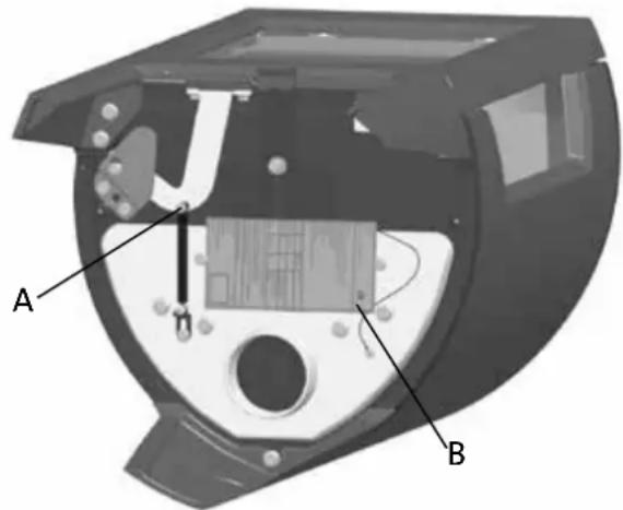 Jøtul F 162 C - Selfclosing doormechanism - 1