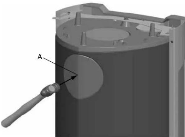 Jøtul F 262 - N.B. Proceder comme suit pour le raccordement arriere : - 5