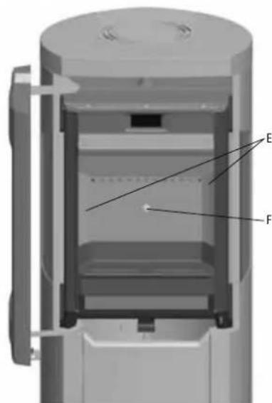 Jøtul F 262 - Changing the burn plates/inner bottom plate - 2