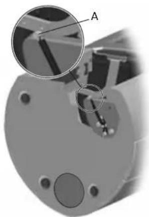 Jøtul F 262 - Dépose du mécanisme de fermeture automatique sur la porte - 1