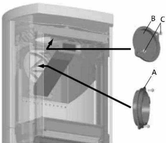 Jøtul F 262 - N.B. Proceder comme suit pour le raccordement arriere : - 4