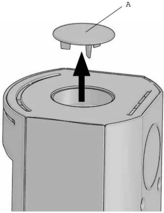 Jøtul F 137 - Fitting a fl ue pipe with a top outlet The product is supplied from the factory with the smoke outlet fitted for the top outlet. - 1