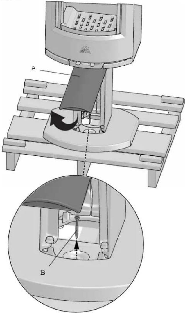 Jøtul F 137 - Preparations for Jøtul F 136 / F 137 with pedestal - 1