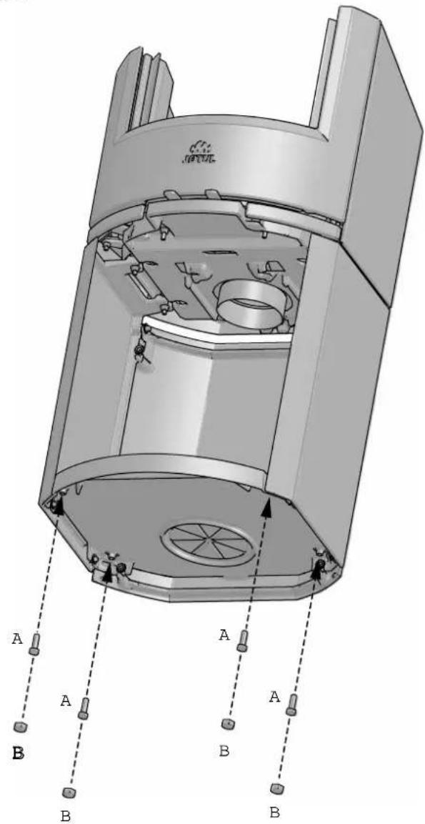 Jøtul F 137 - Voorbereidingen - Jøtul F 134 / F 135 met basis - 2