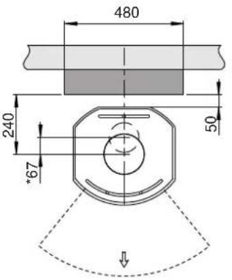 Jøtul F 137 - Distance recommandée séparant le poêle d'un matériau combustible - 13