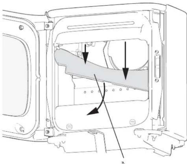 Jøtul F 105 R - Inserimento di un condotto con uno scarico posteriori - 2