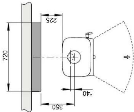 Jøtul F 105 R - Exigences relatives à la protection d'un revêtement de sol combustible devant le poèle - 10
