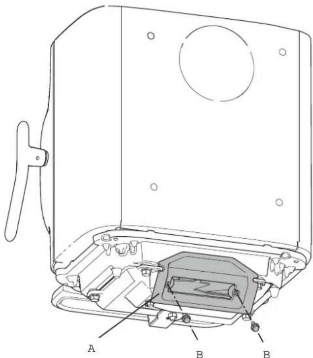 Jøtul F 105 R - Alimentazione dell'aria esterna attraverso uno scarico posteriore - 1