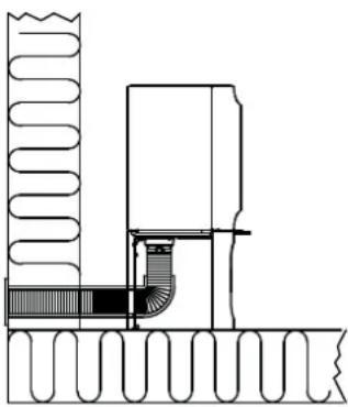 Jøtul F 105 R - Arrivée d'air - 1