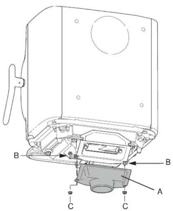 Jøtul F 105 R - External luchttoevoer door de vloer - 2