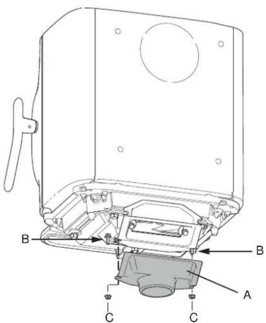 Jøtul F 105 R - Amenée d'air frais à travers le sol - 2