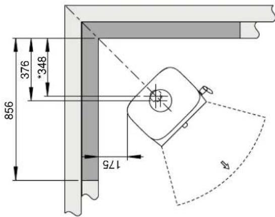 Jøtul F 105 R - Exigences relatives à la protection d'un revêtement de sol combustible devant le poèle - 11