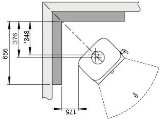 Jøtul F 105 R - Exigences relatives à la protection d'un revêtement de sol combustible devant le poèle - 9