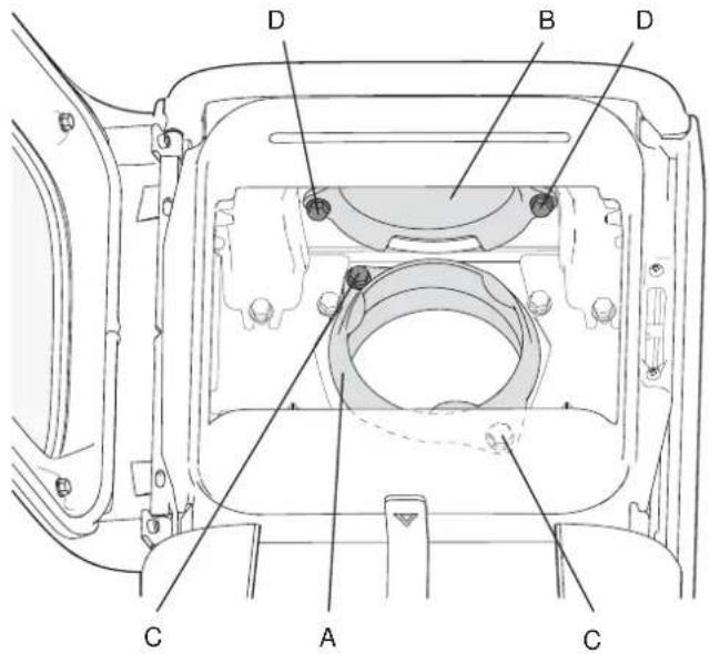 Jøtul F 105 R - Inserimento di un condotto con uno scarico posteriori - 4