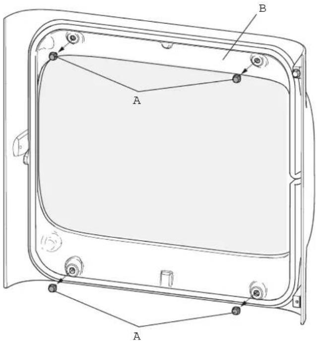 Jøtul F 105 R - Glas und Dichtungen in der Türsersetzen - 5