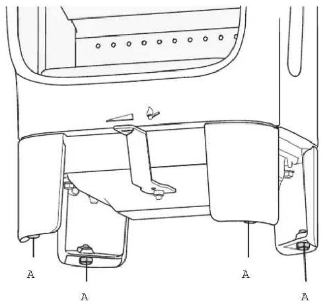 Jøtul F 105 R - Voorbereidingen voor de Jcotul F 105 SL met korte poten - 2