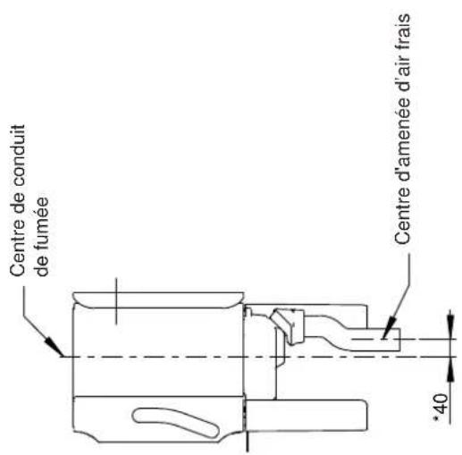 Jøtul F 105 R - Exigences relatives à la protection d'un revêtement de sol combustible devant le poèle - 14