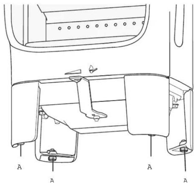 Jøtul F 105 R - Vorbereitungen für Jøtul F 105 SL (mit kurzen Beinen) - 2