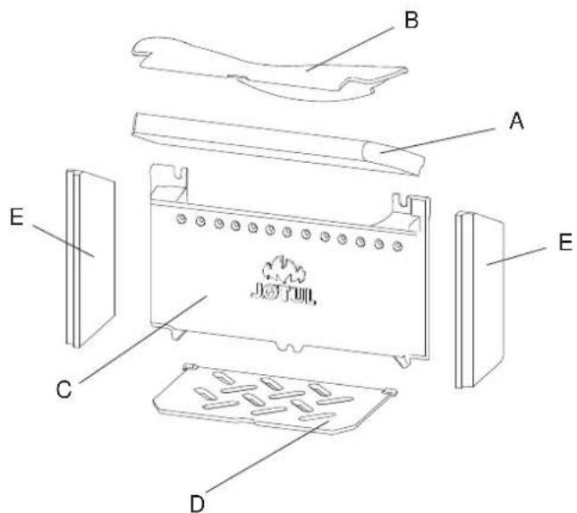 Jøtul F 105 R - Entretien/remplacement de pieces du poèle - 1