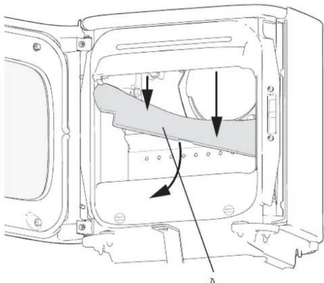 Jøtul F 105 R - Montage d'un conduit de fumée avec sortie par l'arrière - 2