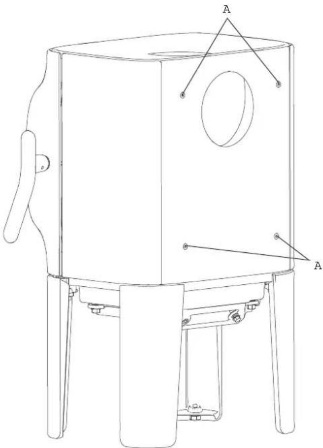Jøtul F 105 R - Prodotto sanza piastra di convezione - 1
