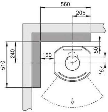 Jøtul F 134 - Distance recommandée séparant le poêle d'un matériau combustible - 11