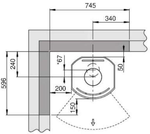 Jøtul F 134 - Distance recommandée séparant le poêle d'un matériau combustible - 22