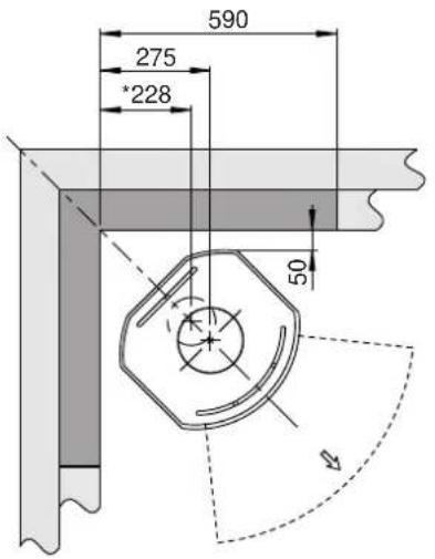 Jøtul F 134 - Distance recommandée séparant le poêle d'un matériau combustible - 21