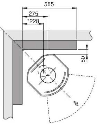 Jøtul F 134 - Distance recommandée séparant le poêle d'un matériau combustible - 10