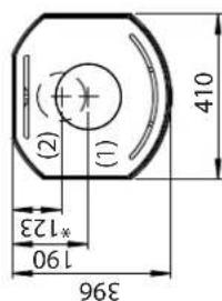 Jøtul F 135 - Distance recommendée séparant le poèle d'un matériel combustible - 3