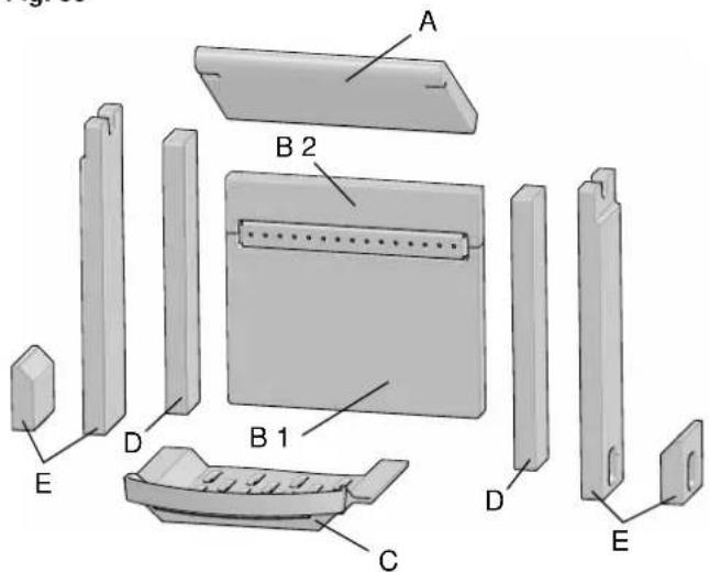 Jøtul F 135 - Service / replacing parts of the burnchamber - 1
