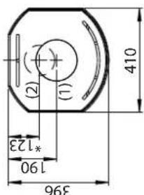 Jøtul F 135 - Distance recommendée séparant le poèle d'un matériel combustible - 7