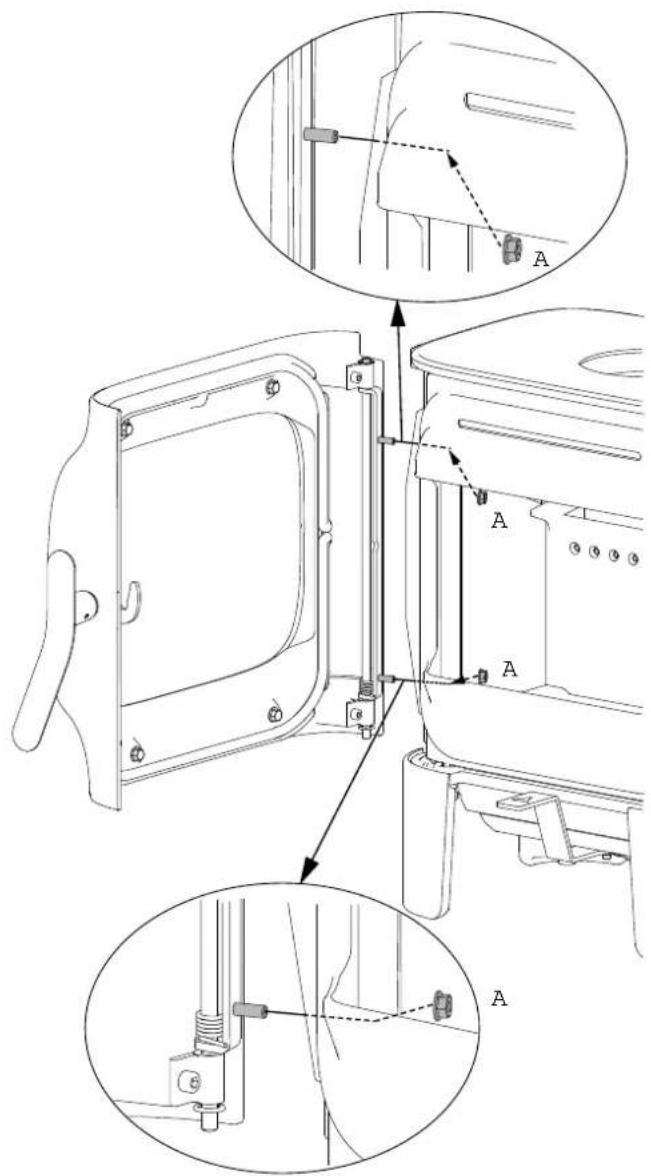 Jøtul F 105 SL - Glas en pakking in de deur vervangen - 2