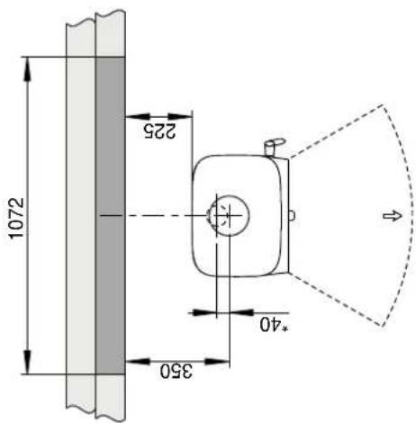 Jøtul F 105 SL - Exigences relatives à la protection d'un revêtement de sol combustible devant le poêle - 8
