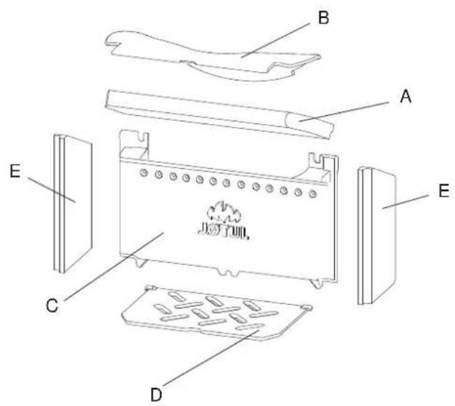 Jøtul F 105 SL - Entretien/remplacement de pièces du poêle - 1