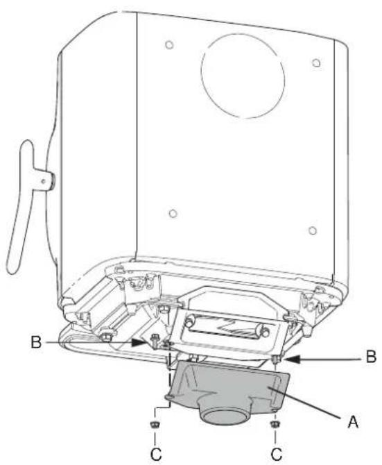 Jøtul F 105 SL - Externe luchttoevoer door de vloer - 2